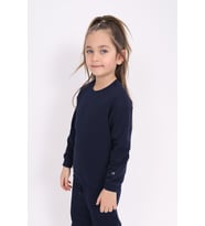 Toontoy Kız Çocuk Baskılı Sweatshirt (Lacivert)