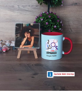 Kimyager Fotoğraflı Dekoratif Taş, Kupa Bardak Beyaz Hediye (Model 2)