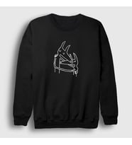 Presmono Unisex Beyaz Twin Fantasy Car Seat Headrest Sweatshirt 504793tt (Siyah)