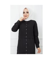 Baskı Detaylı Tunik (Siyah)