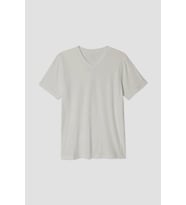 Kadın V Yaka Tshirt SPR24TSK40 (Ekru)