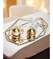 Elation Gold Prizma Nişan Kahve Tepsisi (Bronz)