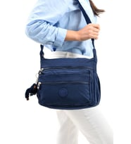 Klinkır Omuz Çantası Çapraz Askılı Postacı Çanta Çok Cepli Günlük Kullanıma Uygun 30*23 Cm (Lacivert)