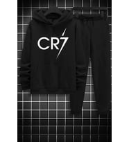 Unisex CR7 Eşofman Takımı (Siyah)
