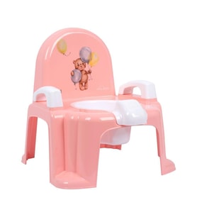İç Bölmesi Yıkanabilen Bıcırık Sandalye Lazımlık 307 (Pembe)