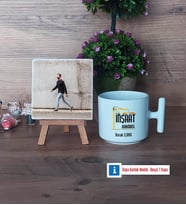 İnşaat Mühendisi Fotoğraflı Dekoratif Taş, Kupa Bardak Beyaz Hediye (Model 12)