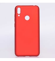 Huawei Y7 Prime 2019 Kılıf Soft Mat Premier Case (Kırmızı)