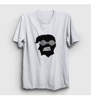 Presmono Unisex Sarı Head Arctic Monkeys T-Shirt 13592tt (Beyaz)