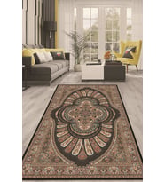 Dijital Kaymaz Taban Yıkanabilir Modern Renkli Salon Halısı Mutfak Halısı Yolluk ND-HT-61 (Çok Renkli)