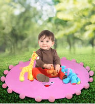 80 Cm Bebek Oyun Halısı (Pembe)