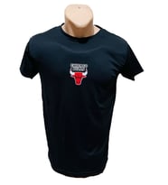 Chicago Bulls Slim Fitt Tişört (Siyah)