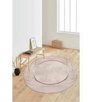 Dijital Baskılı Kaymaz Taban Yıkanabilir Yuvarlak Salon Halısı Koridor Halısı Paspas NDY-SD-440 (Çok Renkli)