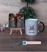 Öğretmenler Günü Hediyesi Fotoğraflı Dekoratif Taş, Kupa Bardak Beyaz Hediye (Model 9)