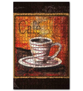 Cakapuzzle Cafe Do Bra Fair Trade Kahve Keyfi Göseli Puzzle Yapboz MDF (Ahşap) (1000 Parça)