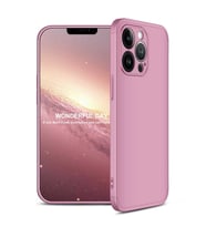 Apple iPhone 13 Pro Kılıf Zore Ays Full Koruma Kılıf (Rose)