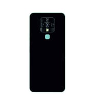 Tecno Camon 16 Kılıf Kamera Korumalı Silikon Rubber Arka Kapak (Siyah)