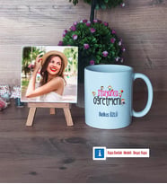 İtalyanca Öğretmeni Fotoğraflı Dekoratif Taş, Kupa Bardak Beyaz Hediye (Model 1)