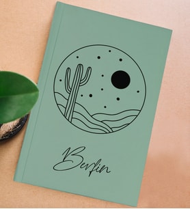 BK Gift Kişiye Özel İsimli Sert Kapaklı Su Yeşili Defter, Arkadaşa Hediye, Yeni İş Hediyesi, Anı Defteri, Doğum Günü Hediyesi-1 (Model 7)