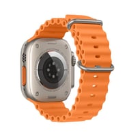 Ally Apple Watch 7-8 41mm 6-5-4 40mm Marine Silikon Kayış Kordon 3-2-1 38mm (Turuncu)