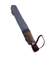 Snotline-April Bayan Şemsiye Otomatik Açılır 10Telli Kapalı Boyut 40 Cm 95 Cm Çap Yeşil Ekose (Gri)