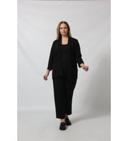 Büyük Beden Blazer Ceket (Siyah)