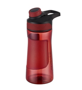 Uzspace Manyetik Kapaklı 500ml Silikon Gövde Tritan Su Matarası  (Kırmızı)