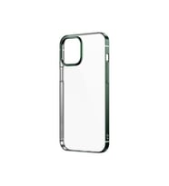 Uyumlu Model Apple iPhone 12 Kılıf Sararmaz Şeffaf Sert Fit Kapak (Açık Yeşil)