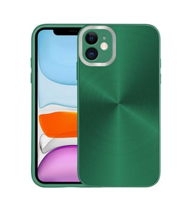 Apple iPhone 11 Kılıf Kamera Korumalı Sert Zore Desa Kılıf (Koyu Yeşil)