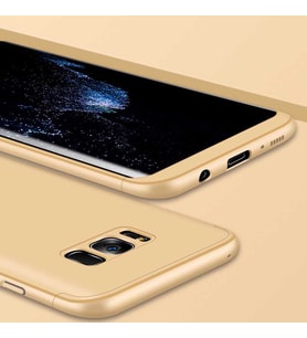 Galaxy S8 Kılıf Zore Ays Full Koruma Kılıf (Gold)