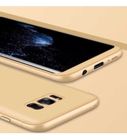 Galaxy S8 Kılıf Zore Ays Full Koruma Kılıf (Gold)