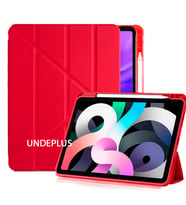 Apple iPad Pro 12.9 3. Nesil Kılıf Kalem Bölmeli Trifolding Case A1876 A2014 A18 (Kırmızı)