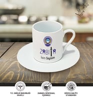 Zabıta Temalı Kişiye Özel İsim ve/veya Fotoğraflı Kupa Bardak No:001 (KAHVE)