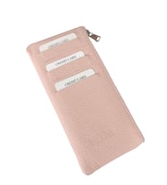 MPCUZ 102 Kadın Unisex, Hakiki Deri, Cüzdan Kartlık (Pembe)