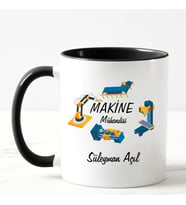Makine Mühendisi Teknikeri Kupa Bardağı (Siyah)