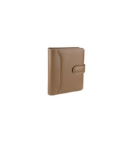 Organizer Ajanda Kılıflı A5 Tarihsiz Kareli 160 Yaprak 14x20 Defterli Ortadan Dilli Rainbow Vegan 17x22 cm (Vizon)