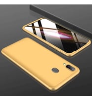 Galaxy M20 Kılıf Zore Ays Full Koruma Kılıf (Gold)