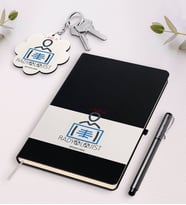 BK Gift Kişiye Özel Radyolojist Beyaz Defter Kalem Ve Anahtarlık Hediye Seti-1 (Model 2)