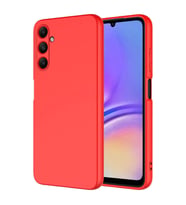 Samsung Galaxy A05S Kılıf Kamera Korumalı iÇi Süet Dokulu Lansman Tipi Silikon (Kırmızı)