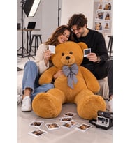 Pandamkee 140 Cm Sevgiliye Özel Hediyelik Ayı (Kahverengi)