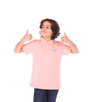Toontoy Erkek Çocuk Polo Yaka Tişört (Somon)