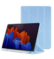 Microsonic Samsung Galaxy Tab A9 Plus Kılıf Origami Pencil Siyah (Mavi)