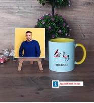 Patolog Fotoğraflı Dekoratif Taş, Kupa Bardak Beyaz Hediye (Model 7)