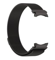 Samsung Galaxy Watch 6 44mm 2 Kordon Milano Loop Metal Band (Siyah)