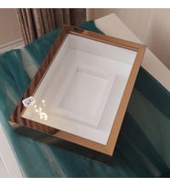 25x35 Cm Pleksi Kaplı Yatay Fotoğraf Alanlı Model Tasarım Gül Kutusu Anı Çerçevesi! İsimsiz Ledli!(Fotoğraf Hediye) (Bronz)