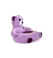 TOKKO Anti Bakteriyel Portatif Elyaf Dolgulu Çocuk Koltuğu - Panda, Ayıcık Koltuk - Elyaf Dolgulu Çocuk Koltuğu (Lila - Mor)