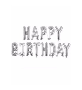 Happy Bırthday Set Balon (Gümüş)