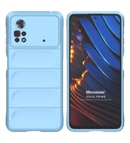 Microsonic Xiaomi Poco X4 Pro 5G Kılıf Oslo Prime Yeşil (Mavi)