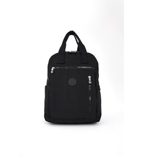 Unisex Suya Dayanıklı Krinkıl Kumaş Çok Gözlü Siyah Laptop Okul Ve Sırt Çantası SI-3063