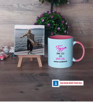 Teyze Daha Cool Fotoğraflı Dekoratif Taş, Kupa Bardak Beyaz Hediye (Model 6)
