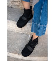 LESCAR SÜET İÇİ KÜRKLÜ BOT (Siyah)